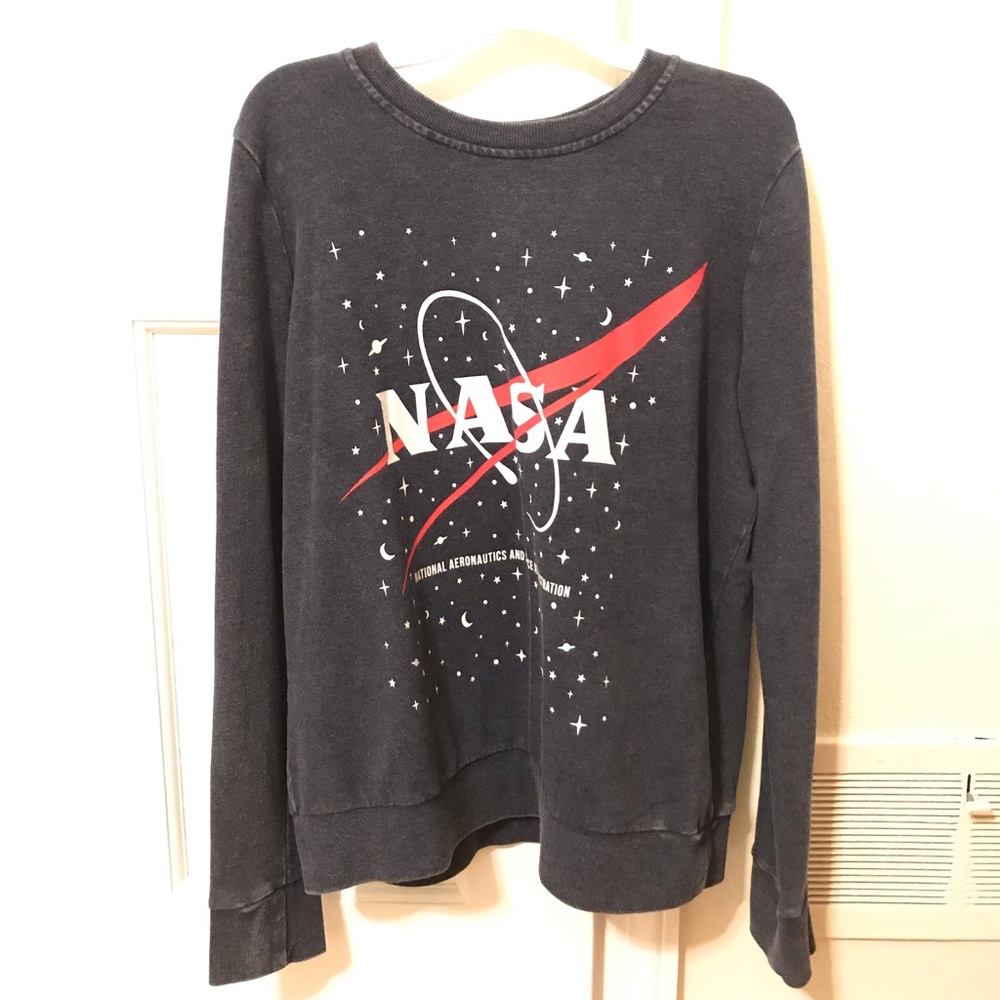 Navy blue nasa shirt